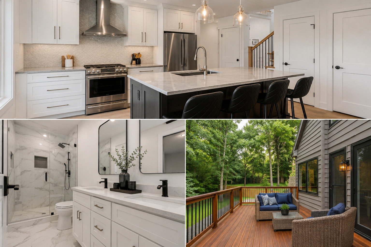 Kitchen, bathroom and deck remodelling projects in Vancouver